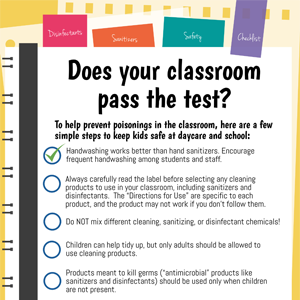Daycare & School Poison Safety